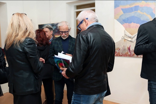 Opening of the group exhibition Art Experience at Galleria Wikiarte, Bologna 2017